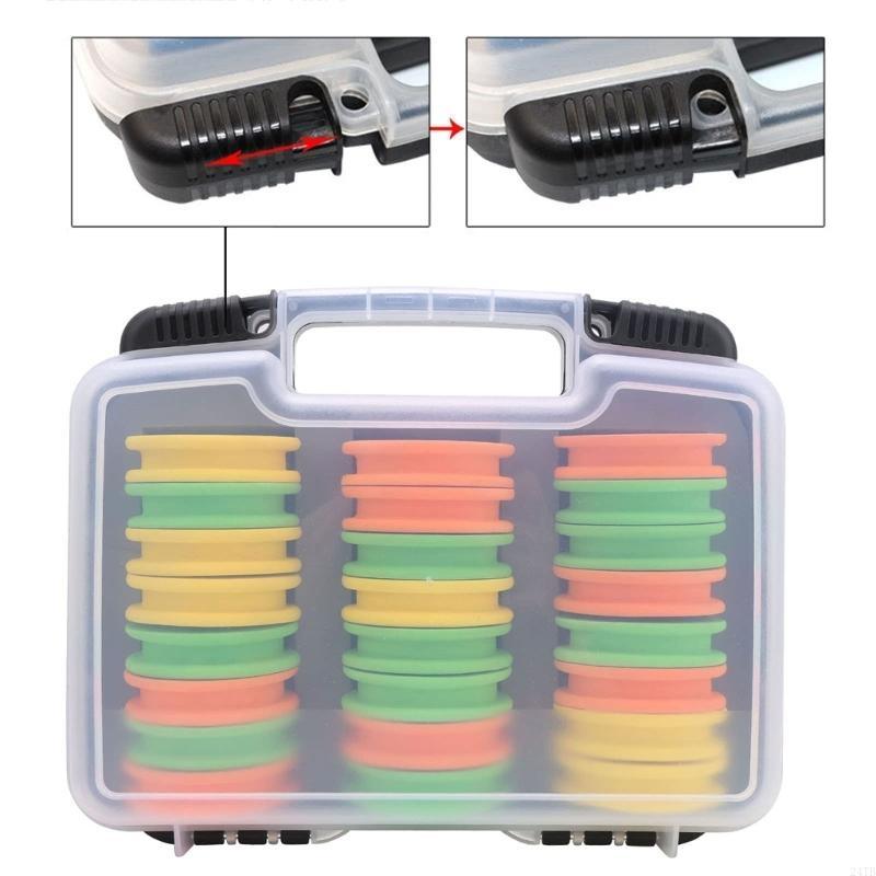24Pcs 낚싯줄 보관 홀더 보관 상자 스풀러 와인더  - Fishing Line Dispenser 리뷰 및 가격