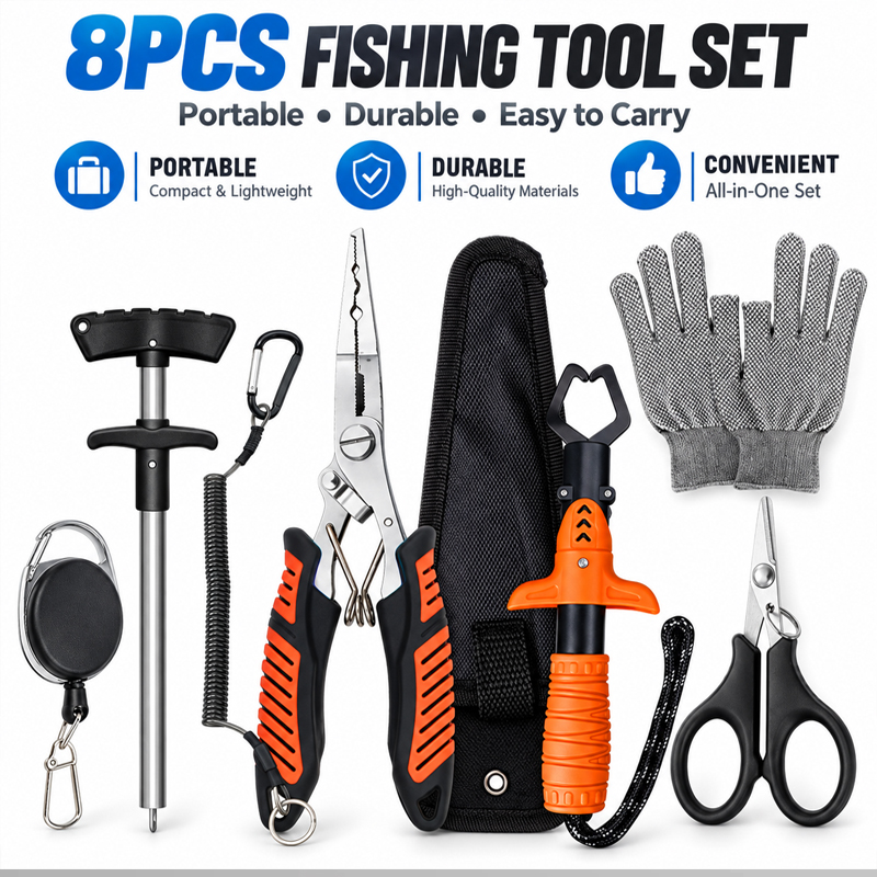 다용도 낚시용 플라이어 세트: 물고기 입을 잡는 도구, - Fishing Line Cutter 리뷰 및 가격