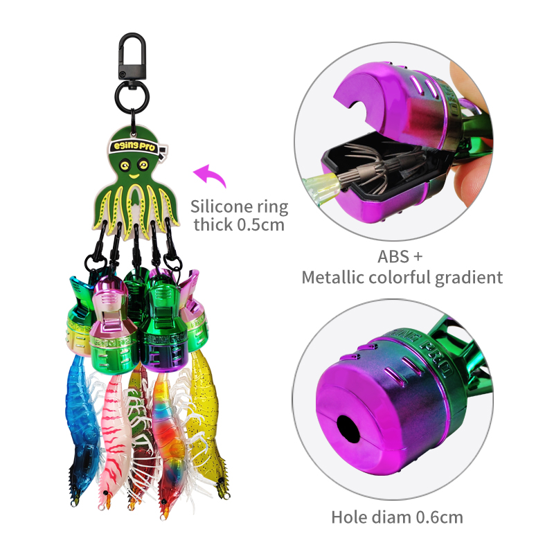 새로운 전기 도금 처리된 오징어 미끼 보호 키트 M+  - Fishing Line Dispenser 리뷰 및 가격