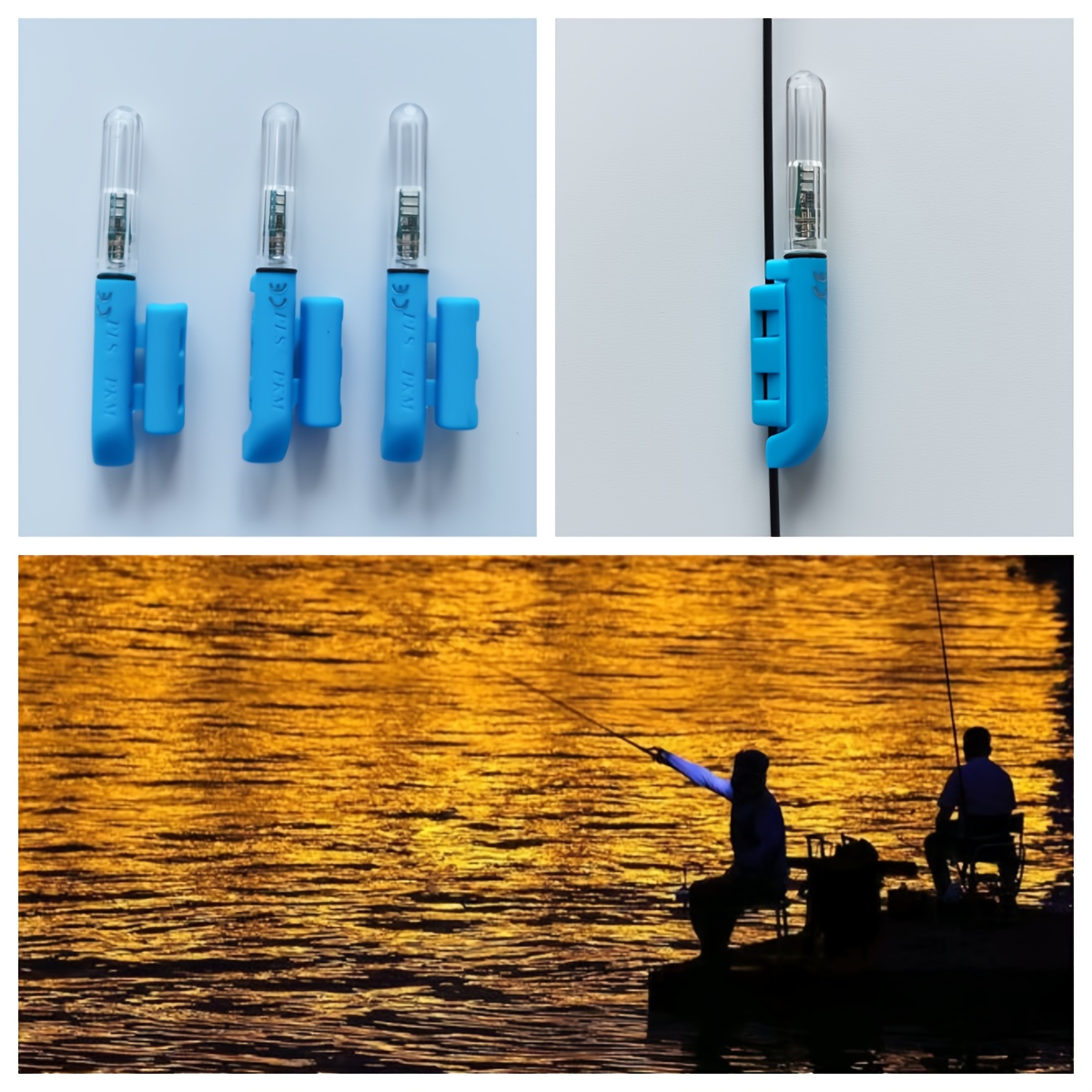 2개 신형 야간 낚싯대 끝부분 라이트, 전자식 래프트  - Fishing Line Dispenser 리뷰 및 가격